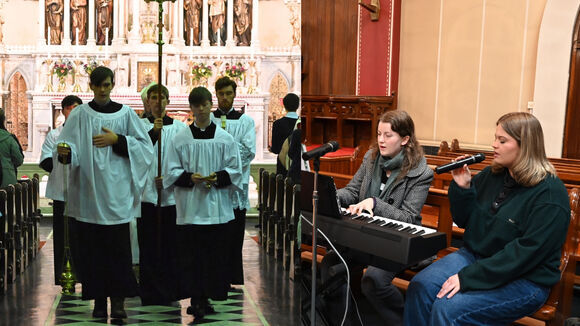 The Young Adult Community actively participate in parish and diocesan life